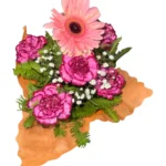 Centro de mesa Rosa mix