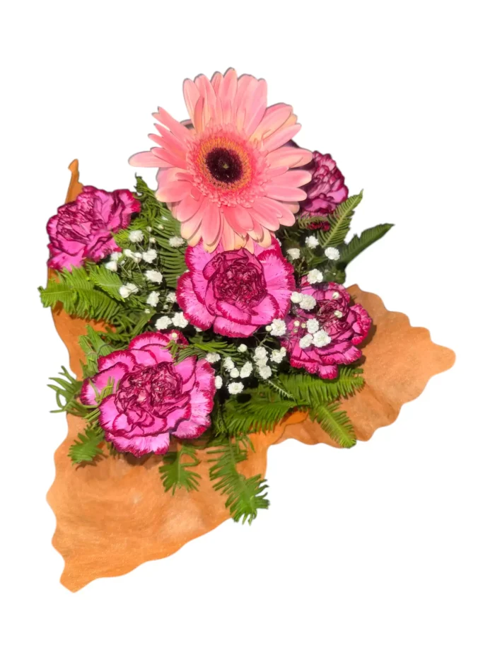 Centro de mesa Rosa mix - Imagen 1