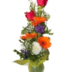 Pecera con Mix floral