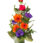 Vaso Mix floral colores