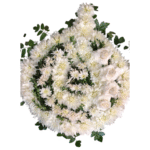 Corona de Rosas Blancas