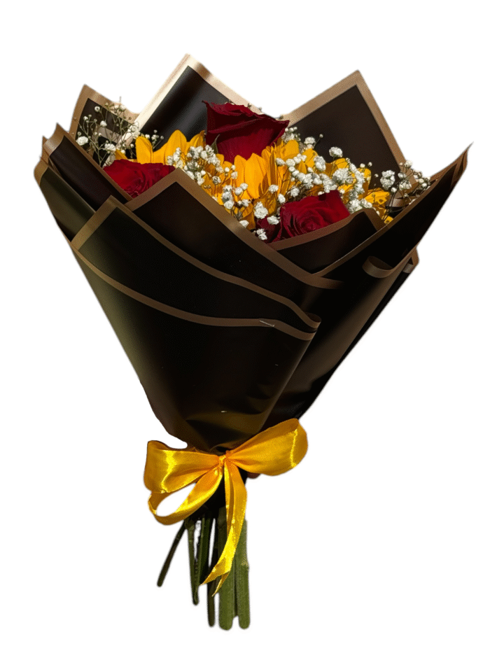 Ramo Rosas y girasoles - Imagen 2